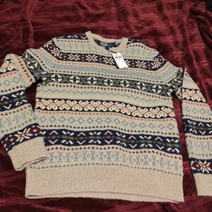 Ralph Lauren Multicolor Patterned Crewneck Sweater